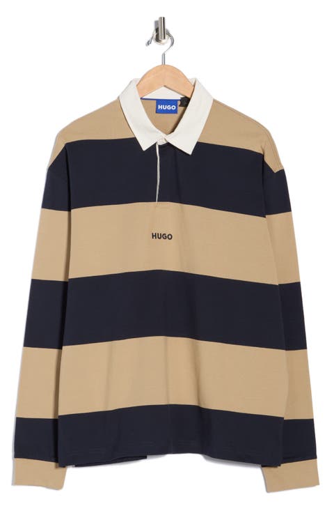Noresti Stripe Long Sleeve Polo