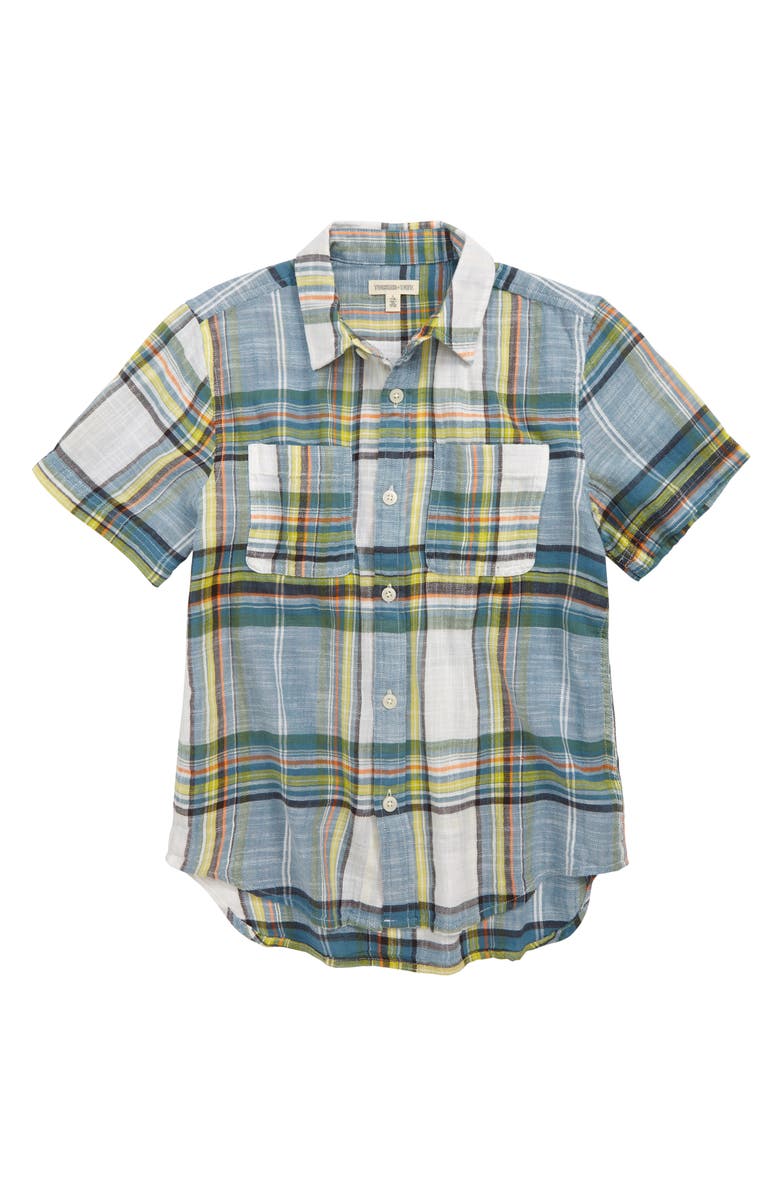 Tucker + Tate Plaid Woven Shirt, Main, color, 
