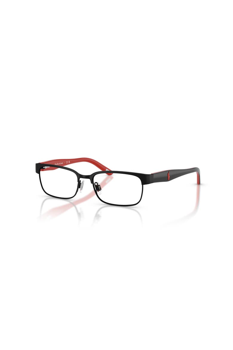 46mm Rectangle optical glasses, Main, color, Black