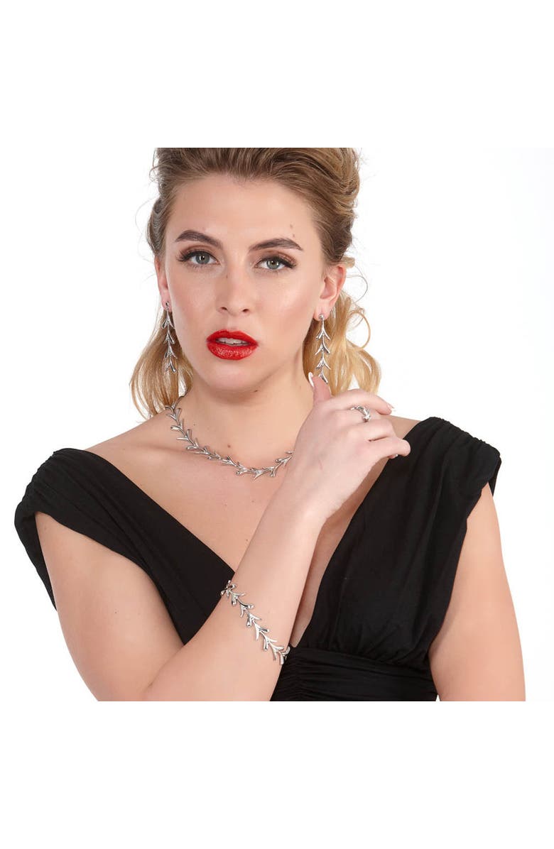 Lucy Quartermaine Sycamore Earrings, Alternate, color, Sterling Silver