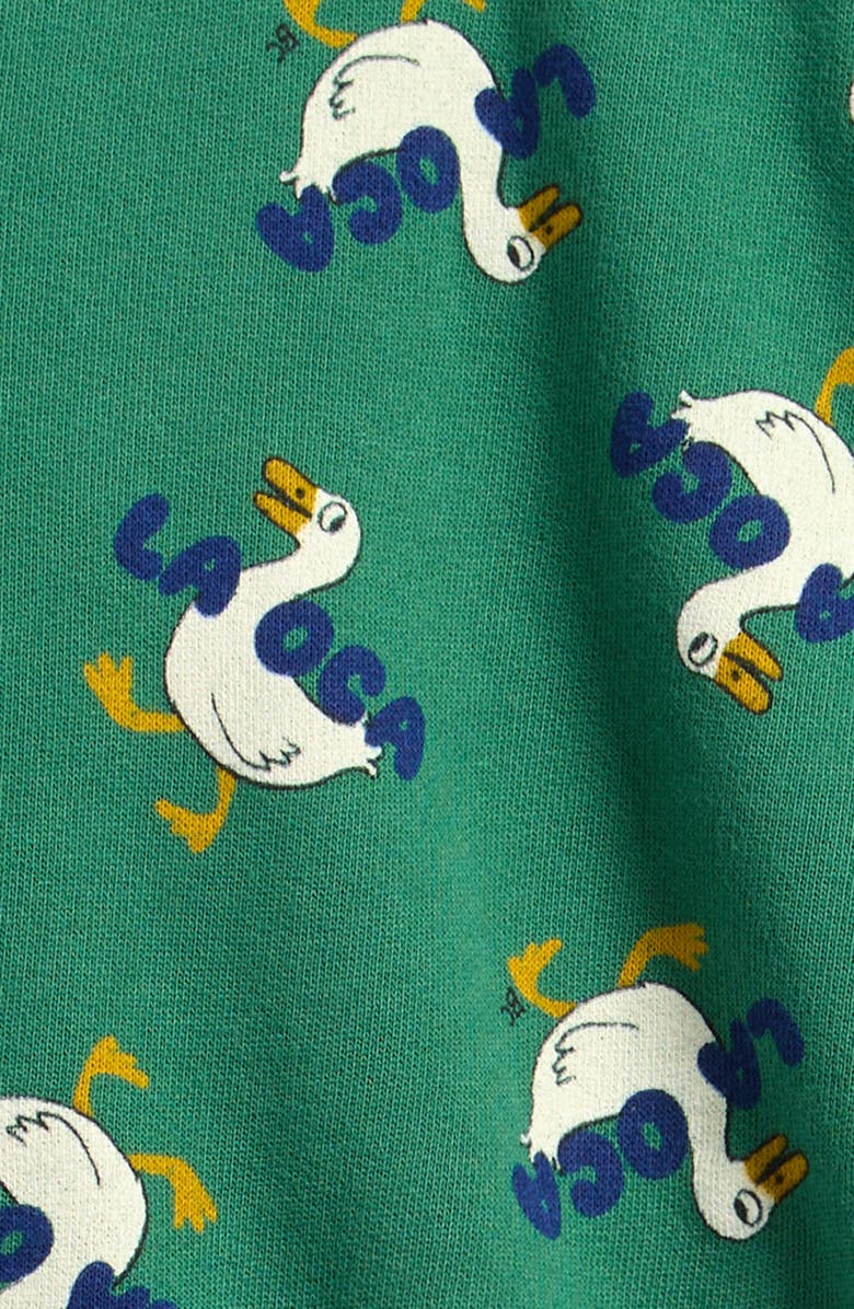 Bobo Choses La Oca Print Cotton Sweatshirt, Alternate, color, Green