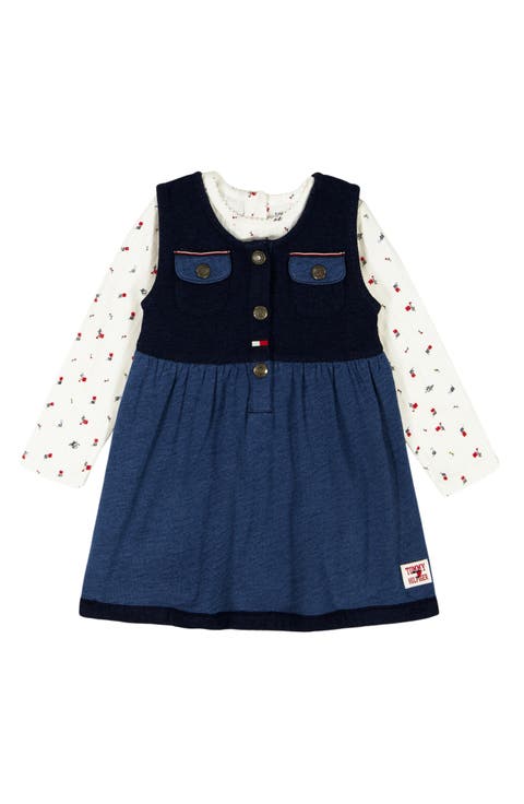 Pointelle Knit Bodysuit & Dress (Baby)