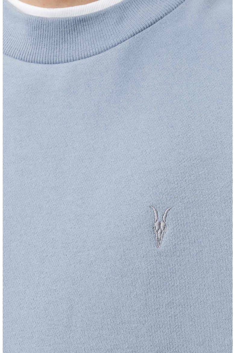 Asher Crewneck Sweatshirt, Alternate, color, MAYA BLUE