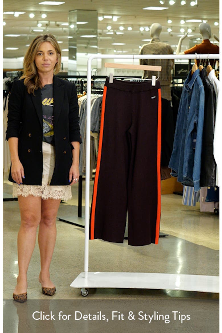 Solar Wide Leg Rib Knit Pants video