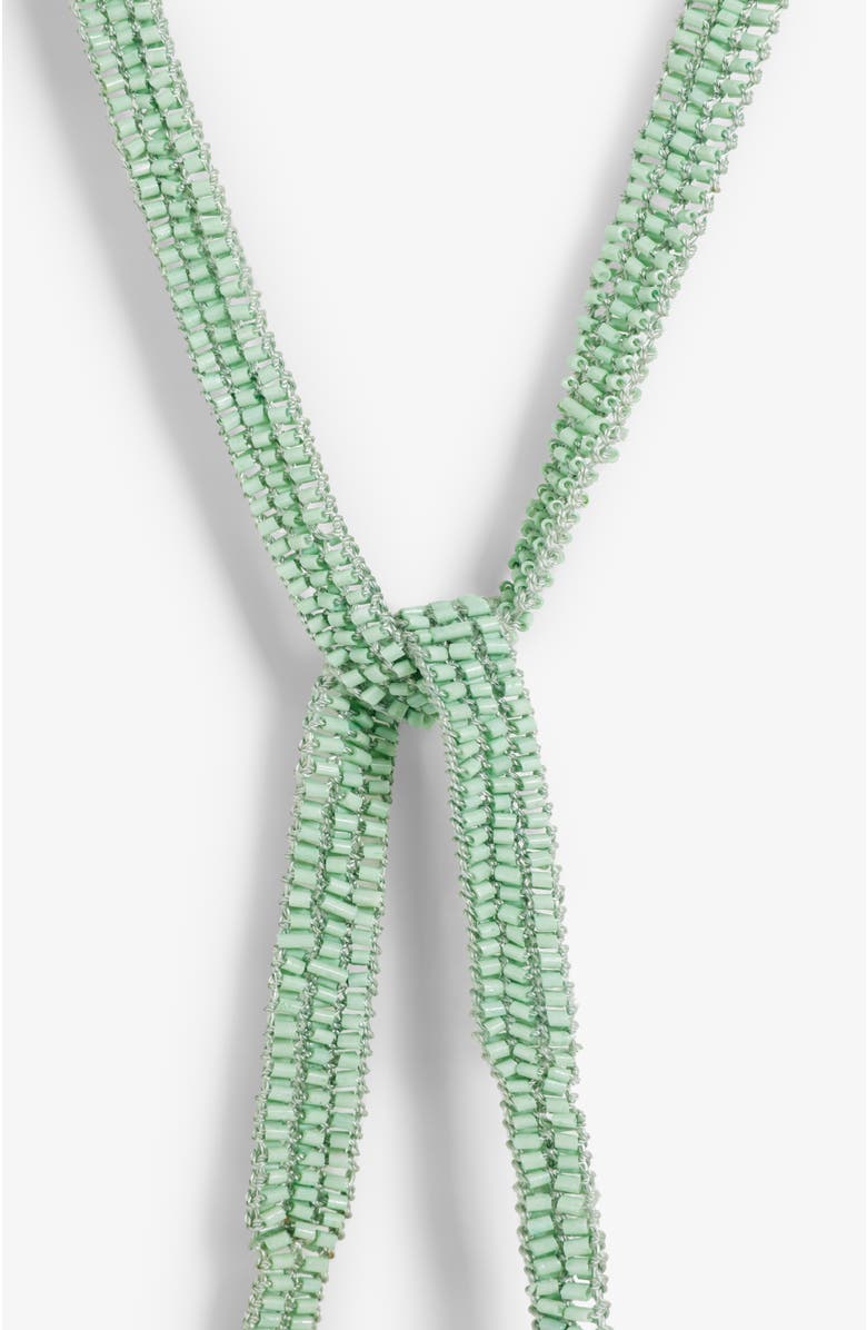 Scalpers Tie Beads Necklace, Alternate, color, Water