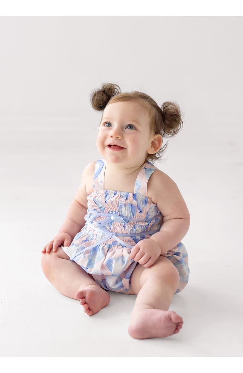 Mabel + Honey Up and Away Sleeveless Romper, Alternate, color, Blue