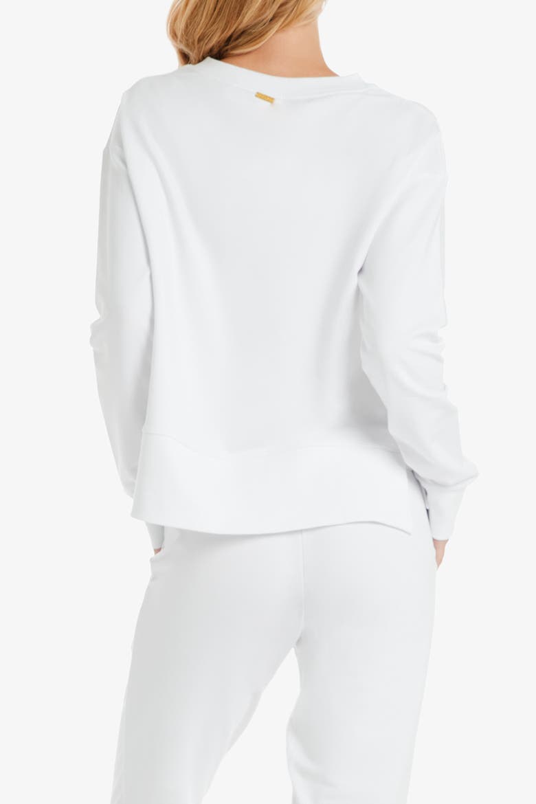 V-Neck Pullover, Alternate, color, White