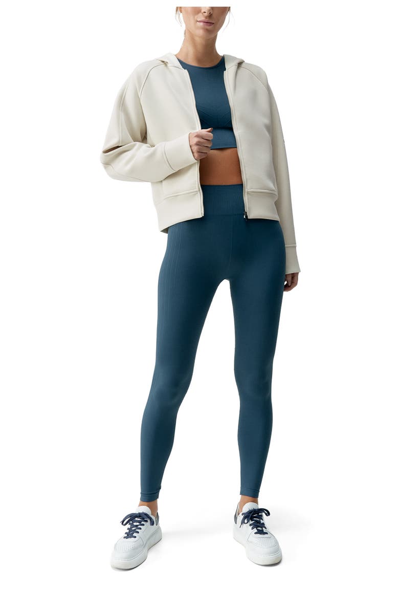 Born Living Yoga Elsa Performance Sport Sweatshirt, Alternate, color, Winter Ecru