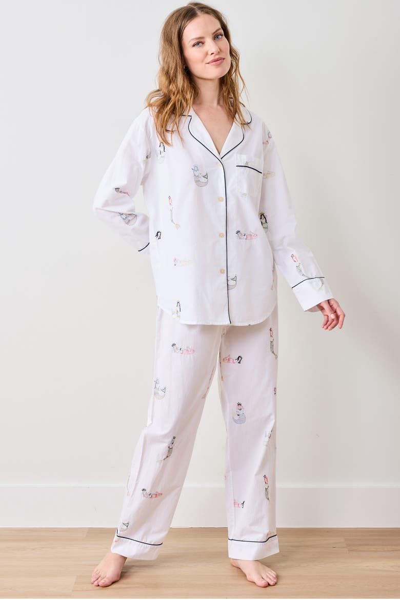 Long PJ Set, Main, color, Cloud