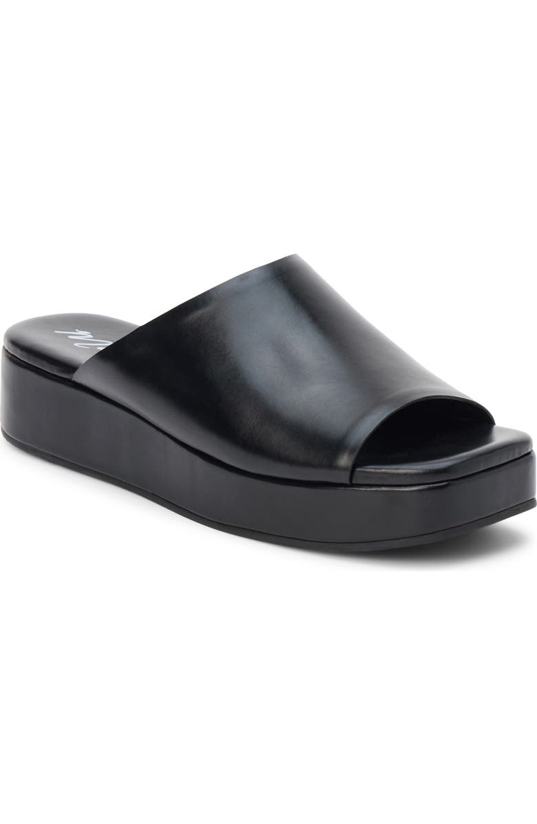 Matisse Lido Platform Wedge Slide Sandal, Main, color, Black