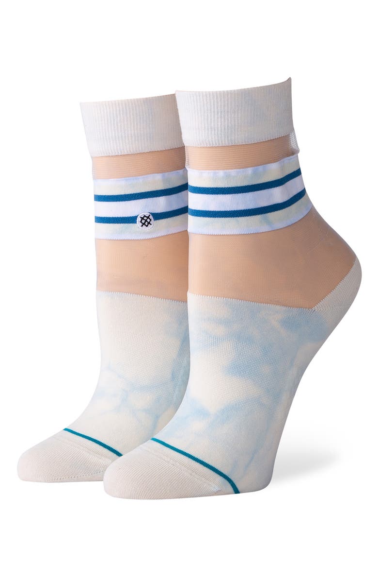 Stance Joan Cloud & Stripe Socks, Main, color, 