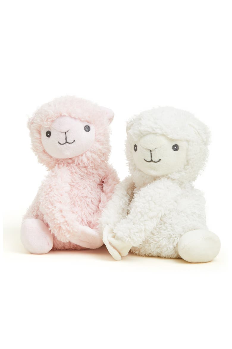 Llama Hugs Plush Toy, Alternate, color, Pink/White