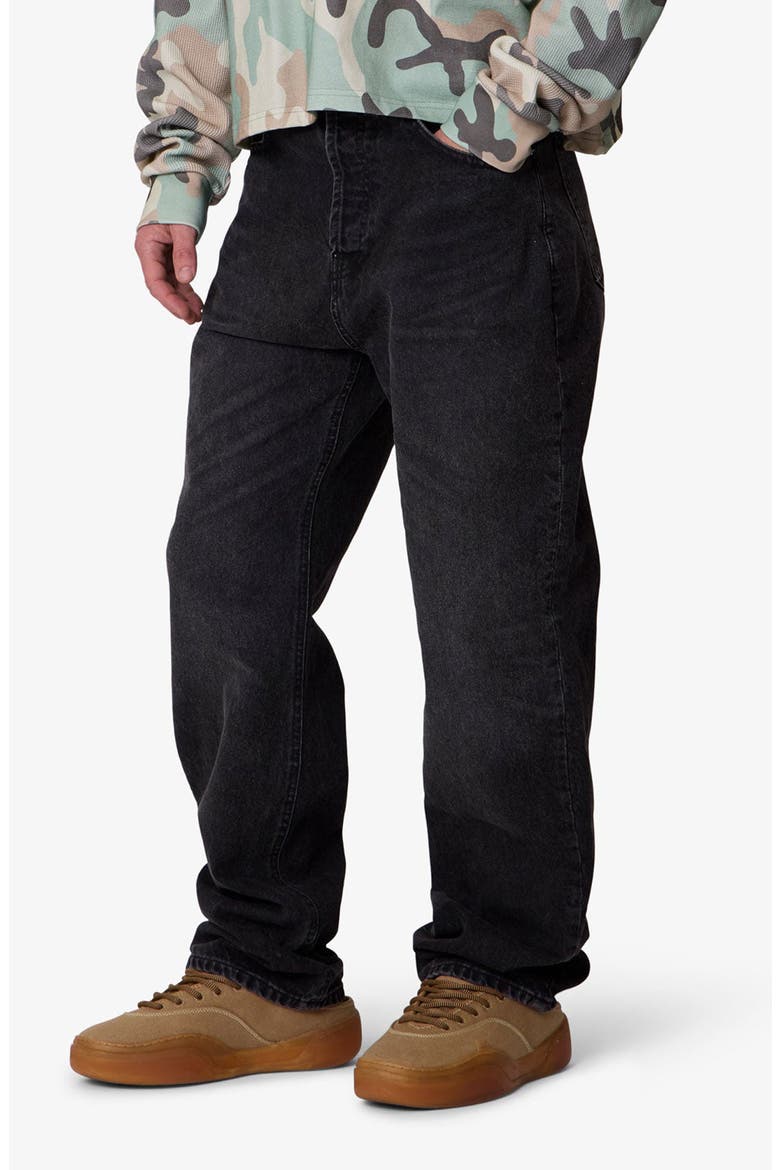 Baggy Denim Jeans, Alternate, color, WESTERN BLACK