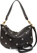 Clare V. Moyen Stud Leather Messenger Bag