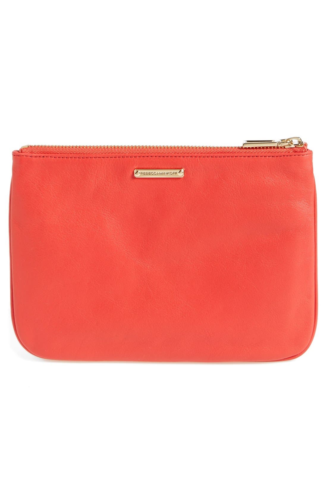 'Erin - Nordy Girl' Pouch, Alternate, color, POPPY RED