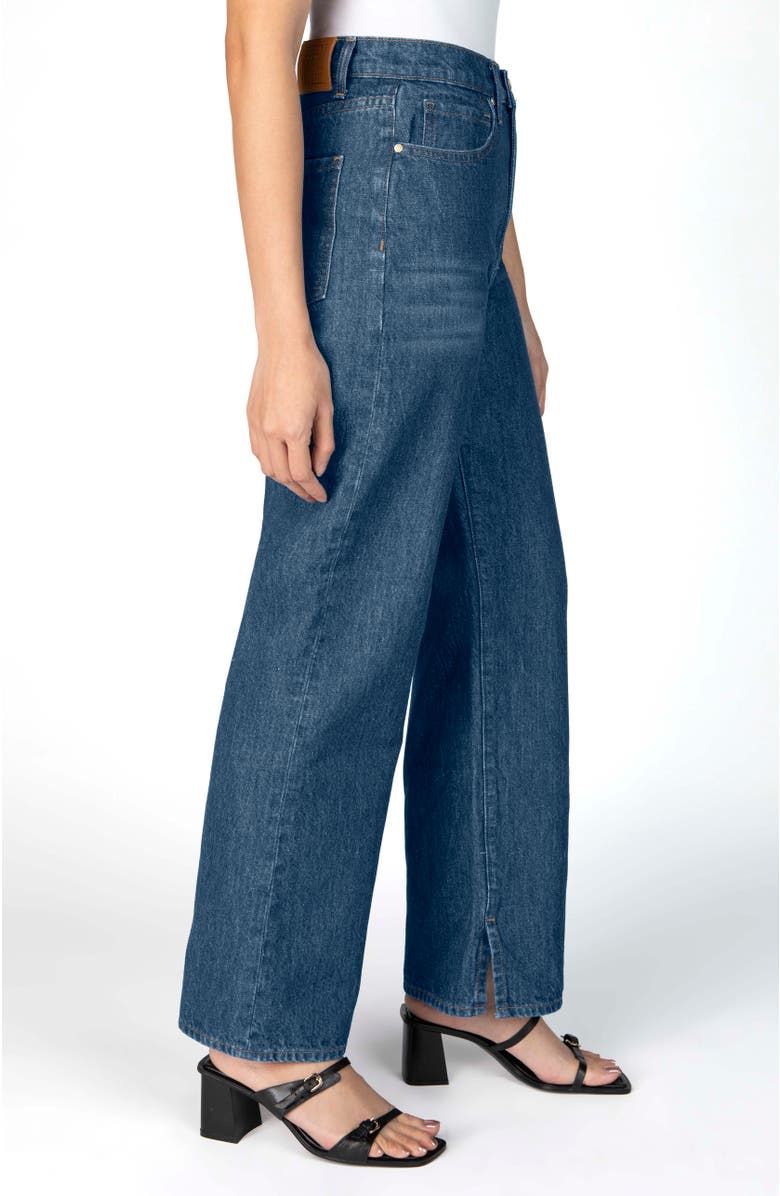 Nelle Atelier The Maddy Petite Relaxed Straight Leg Jean, Alternate, color, Sapphire