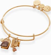 Alex and Ani 'Spill the Tea' Cup & Tea Bag Charm Bangle