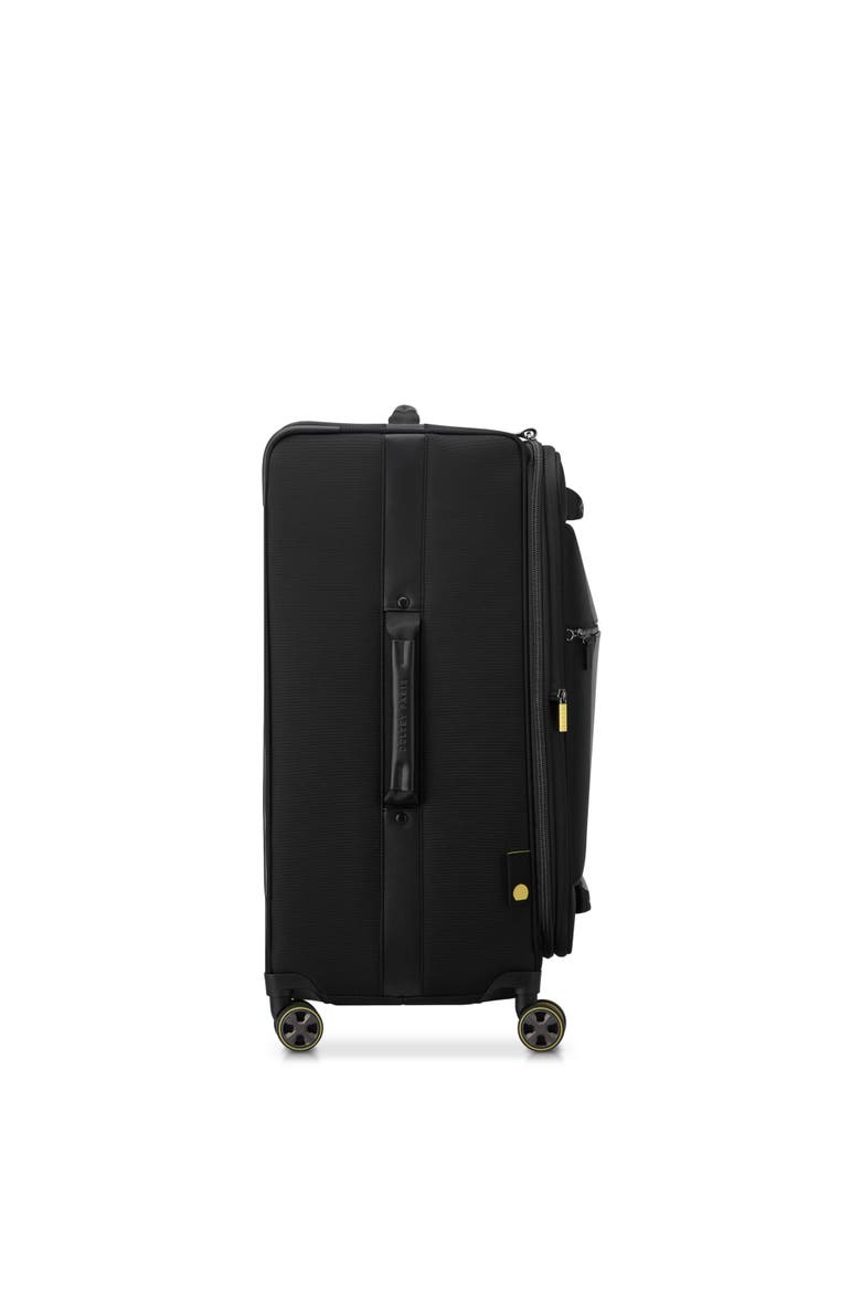 Wagram Softside Expandable 26" Medium Checked Spinner Luggage, Alternate, color, Black