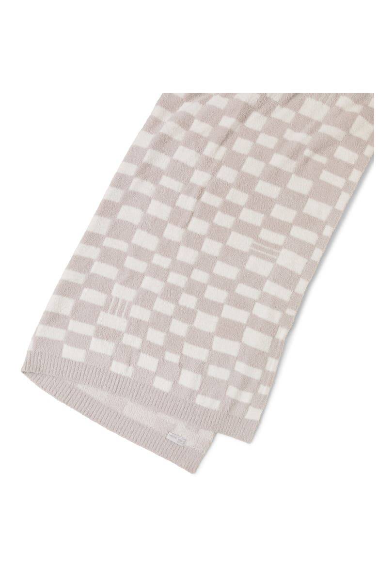 CozyChic® Checks & Stripes Throw Blanket, Alternate, color, STONE/ CREAM