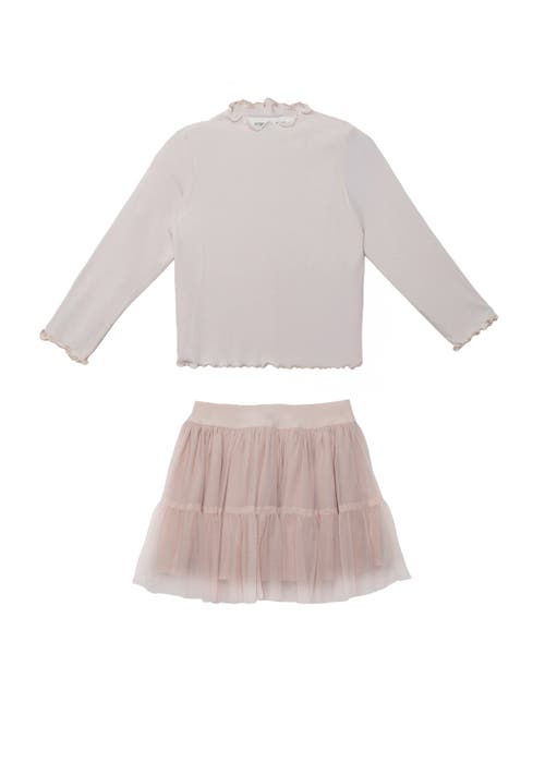 Isobella & Chloe Babies' Ballerina Two Piece Set In Pink