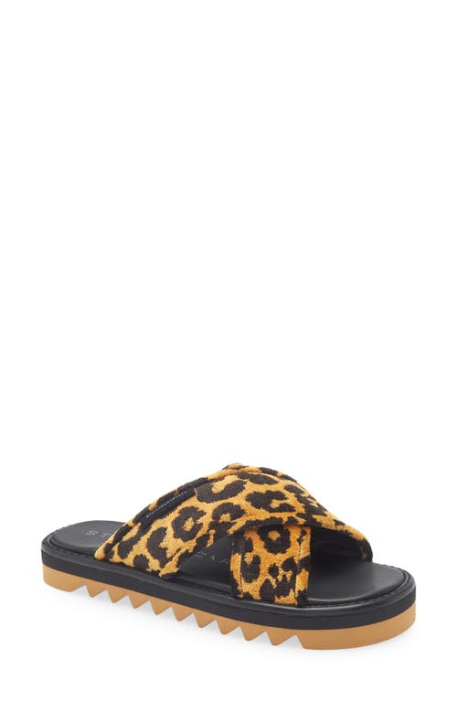 Stella Mccartney Sneakelyse Leopard Twist Sandal In Leo