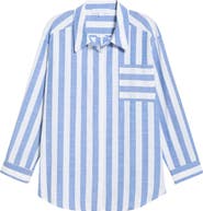 SUGARLIPS Fays Stripe Dalton Button-Up Shirt