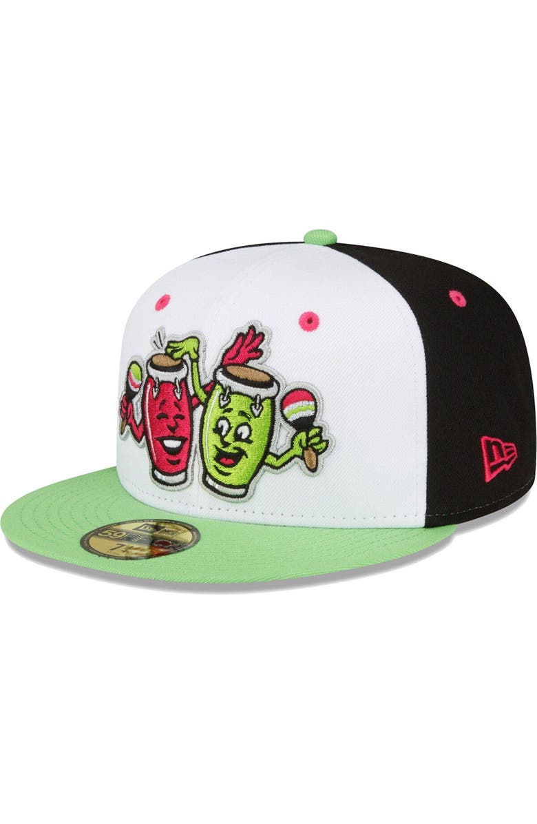 New Era Men's New Era White Daytona Tortugas Copa De La Diversion 59FIFTY Fitted Hat, Alternate, color, White