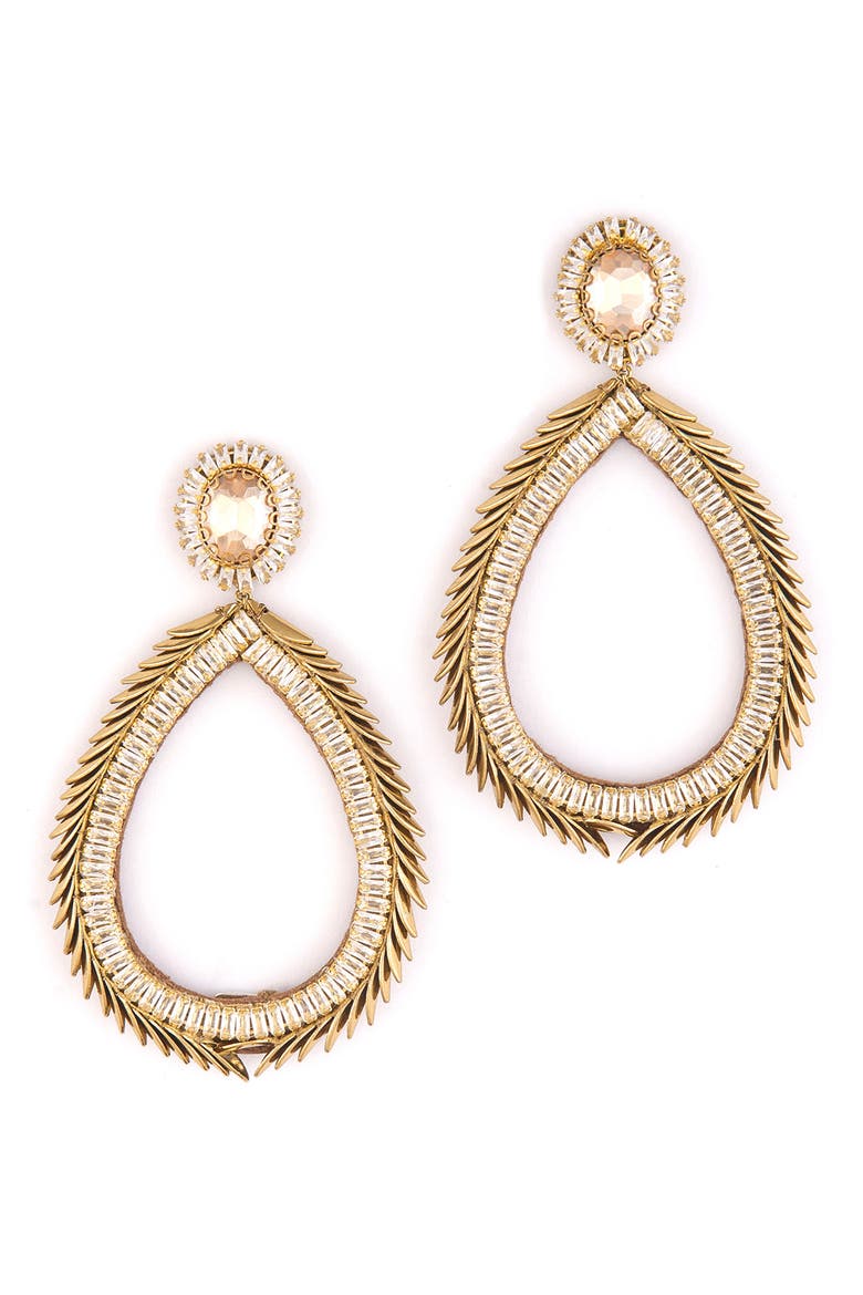Sydney Drop Earrings, Main, color, GOLD