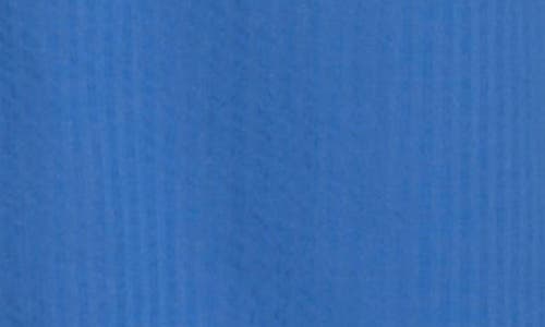 Studio Garnet Los Angeles Seaside Short Sleeve Cotton Seersucker Button-up Shirt In Navy