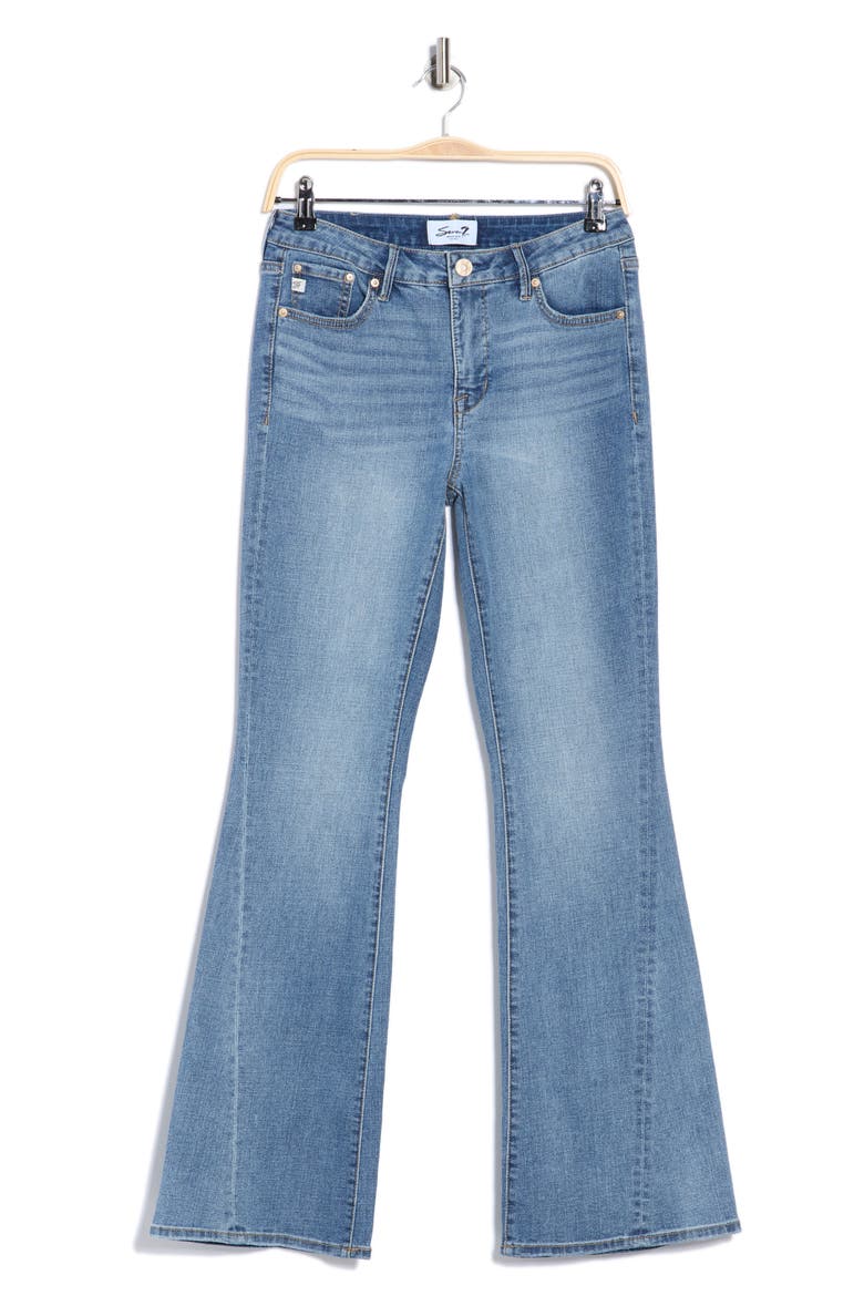 Generation High Waist Flare Jeans, Alternate, color, DESERT DUST