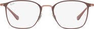 Ray-Ban 49mm Square Optical Glasses