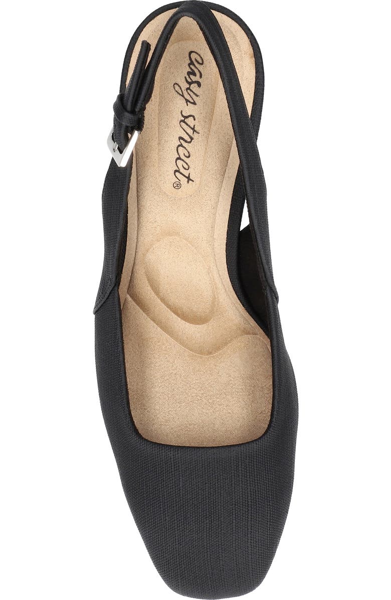 EASY STREET Ritsa Slingback Pump, Alternate, color, Black Linen