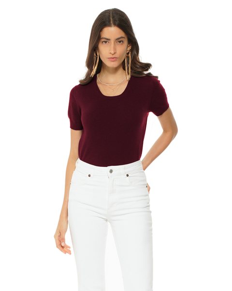 Pure Cashmere Featherlight Knit Tee