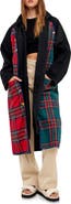 Grey Lab Longline Reversible Coat