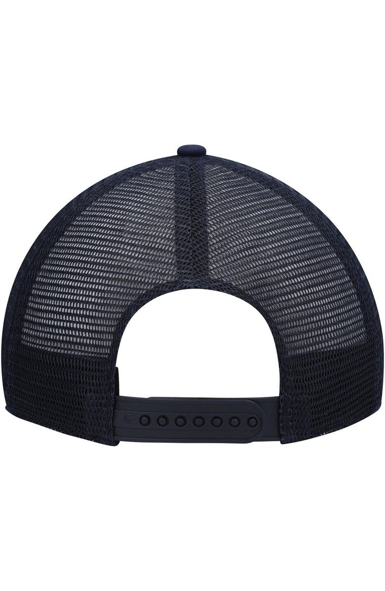 '47 Men's '47 College Navy Seattle Seahawks Highpoint Trucker Clean Up Snapback Hat, Alternate, color,