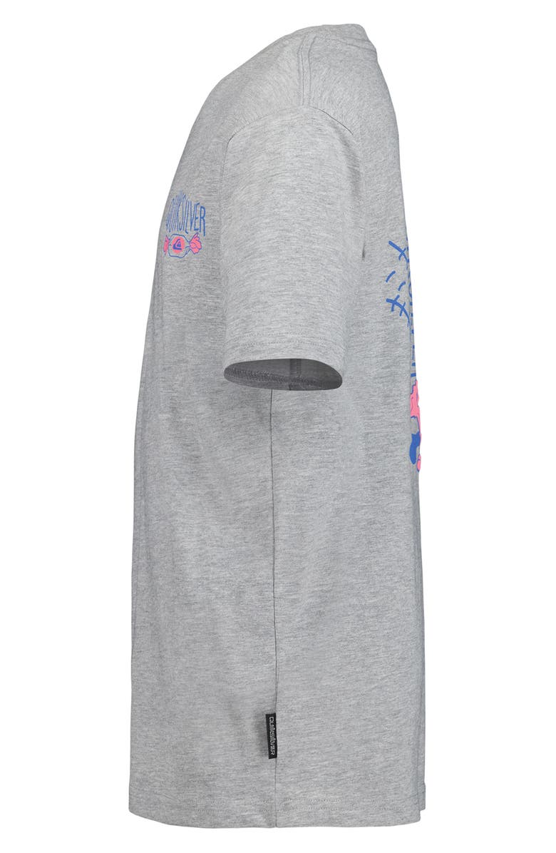 Quiksilver Kids' Logo Graphic T-Shirt, Alternate, color, Grey Heather