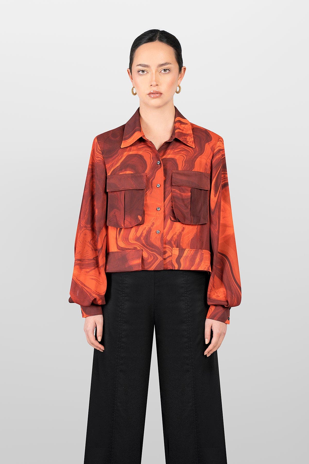Short Sahariana Blouse
