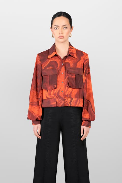 Short Sahariana Blouse