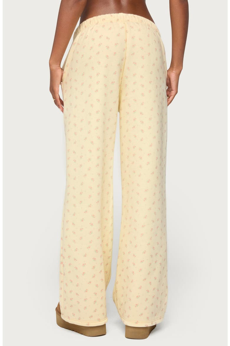 Flower Power Sweatpants, Alternate, color, YELLOW