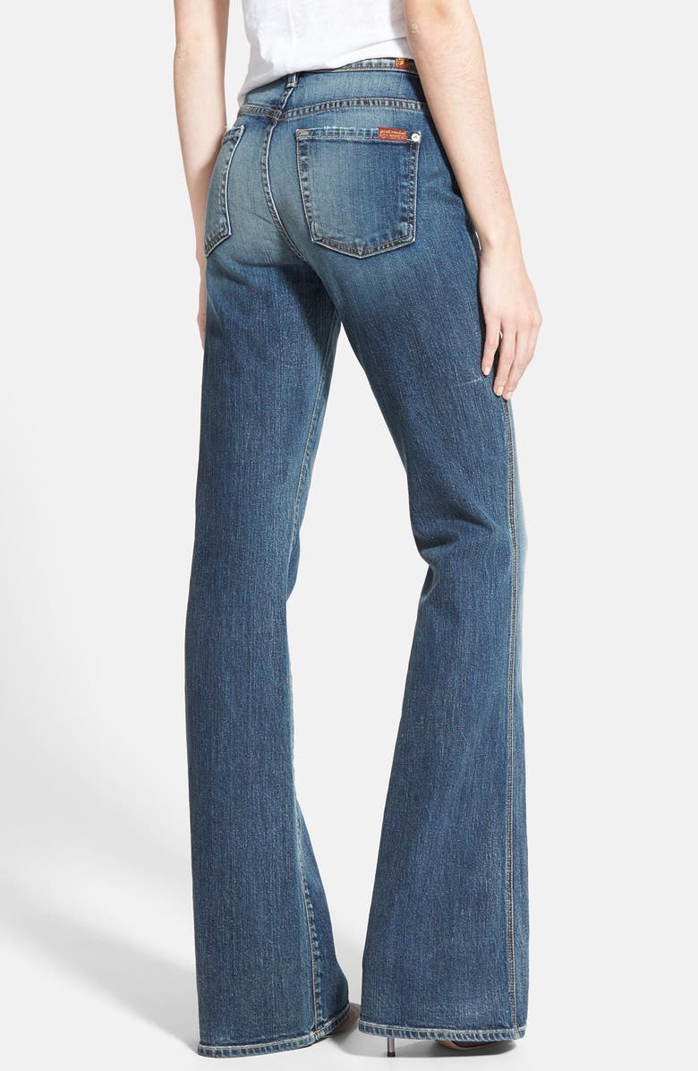 7 For All Mankind <sup>®</sup> High Rise Bootcut Jeans, Alternate, color, 