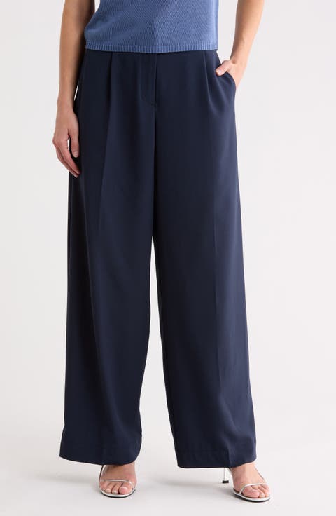 Woven Pleat Front Trousers
