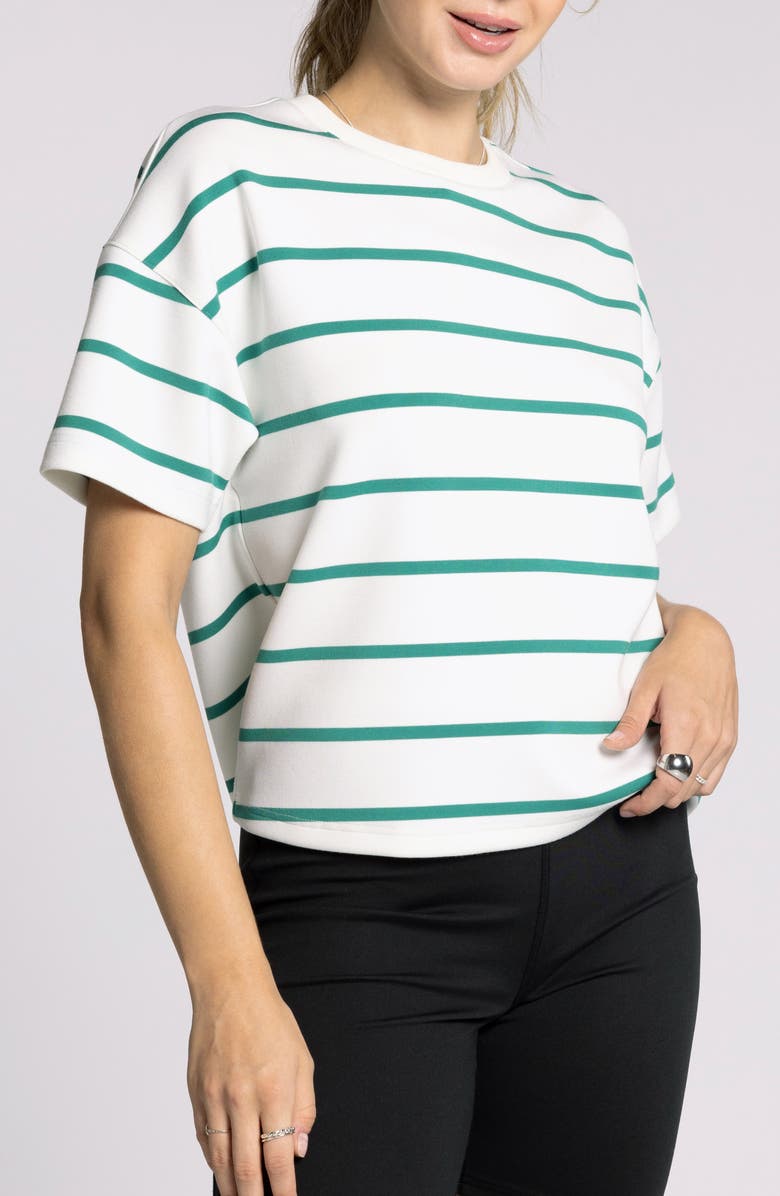 Thread & Supply Corrie T-Shirt, Alternate, color, White Green