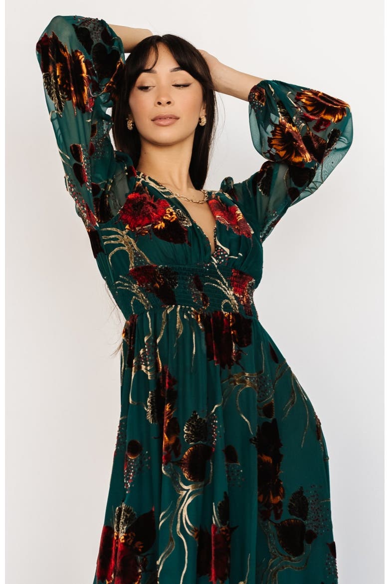 Mikla Maxi Dress, Alternate, color, Jade Multi