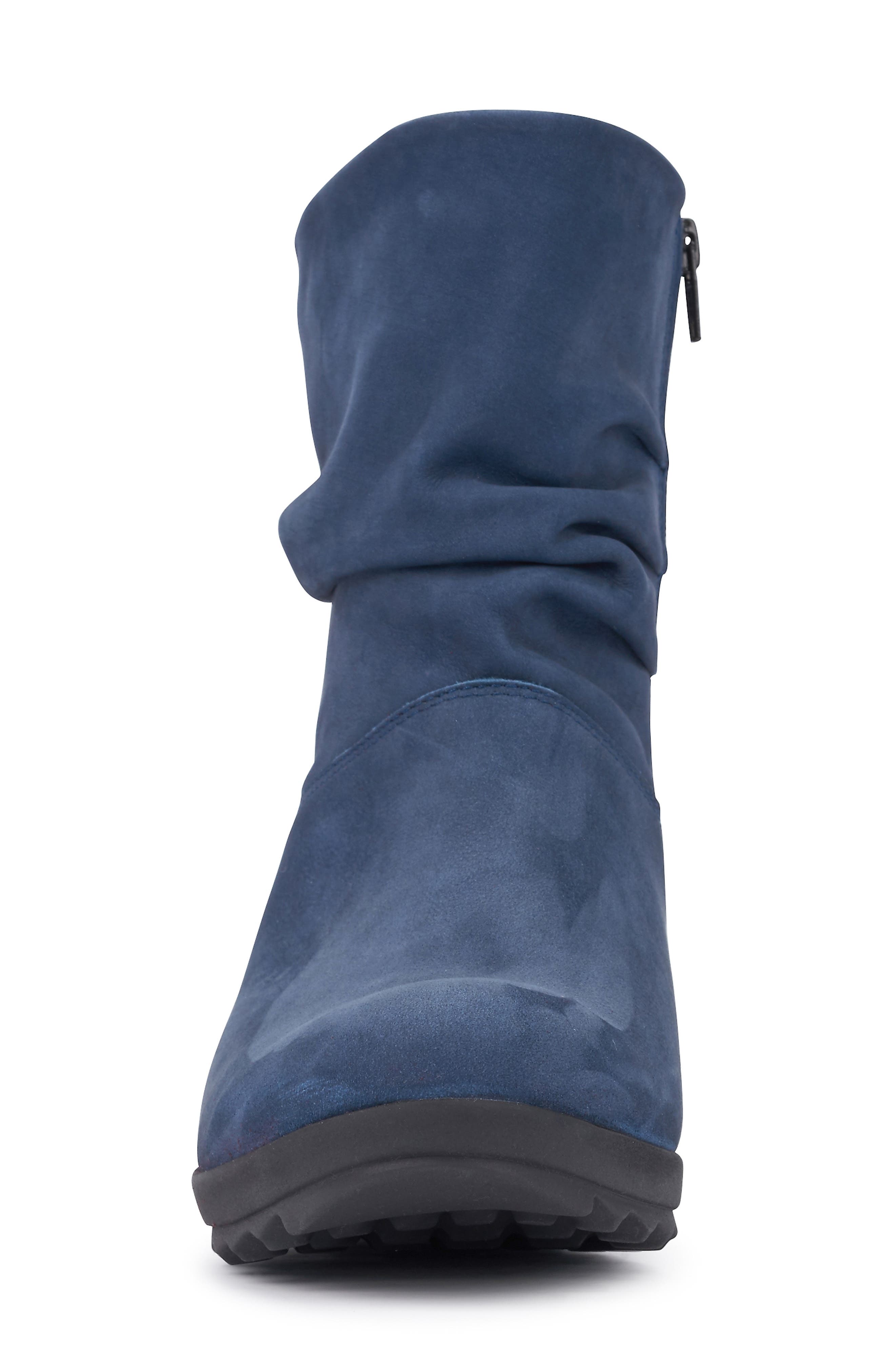 Agatha Bootie, Alternate, color, JEANS BLUE LEATHER