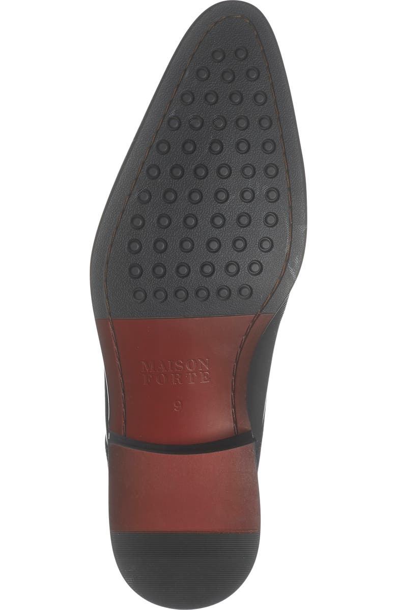 Maison Forte Detroit Medallion Toe Derby, Alternate, color, Black