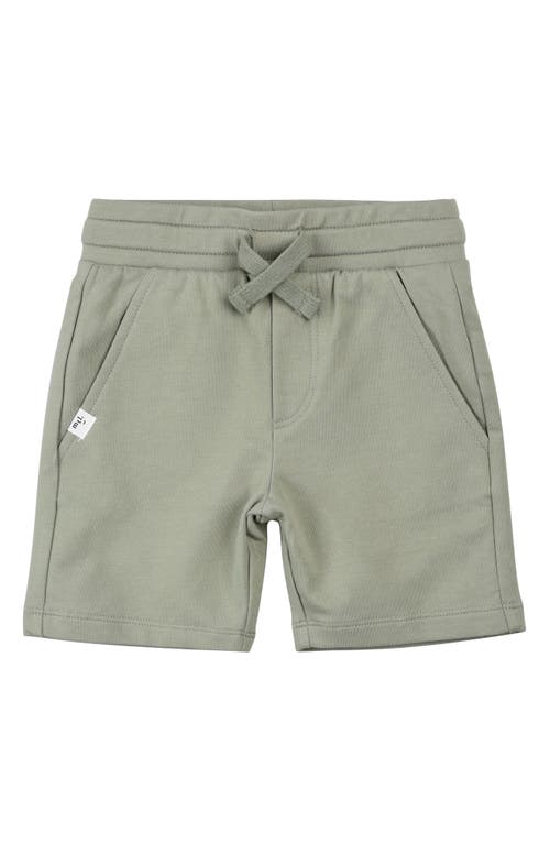 Shop Miles The Label Sage Shirt & Shorts Set In Dusty Green