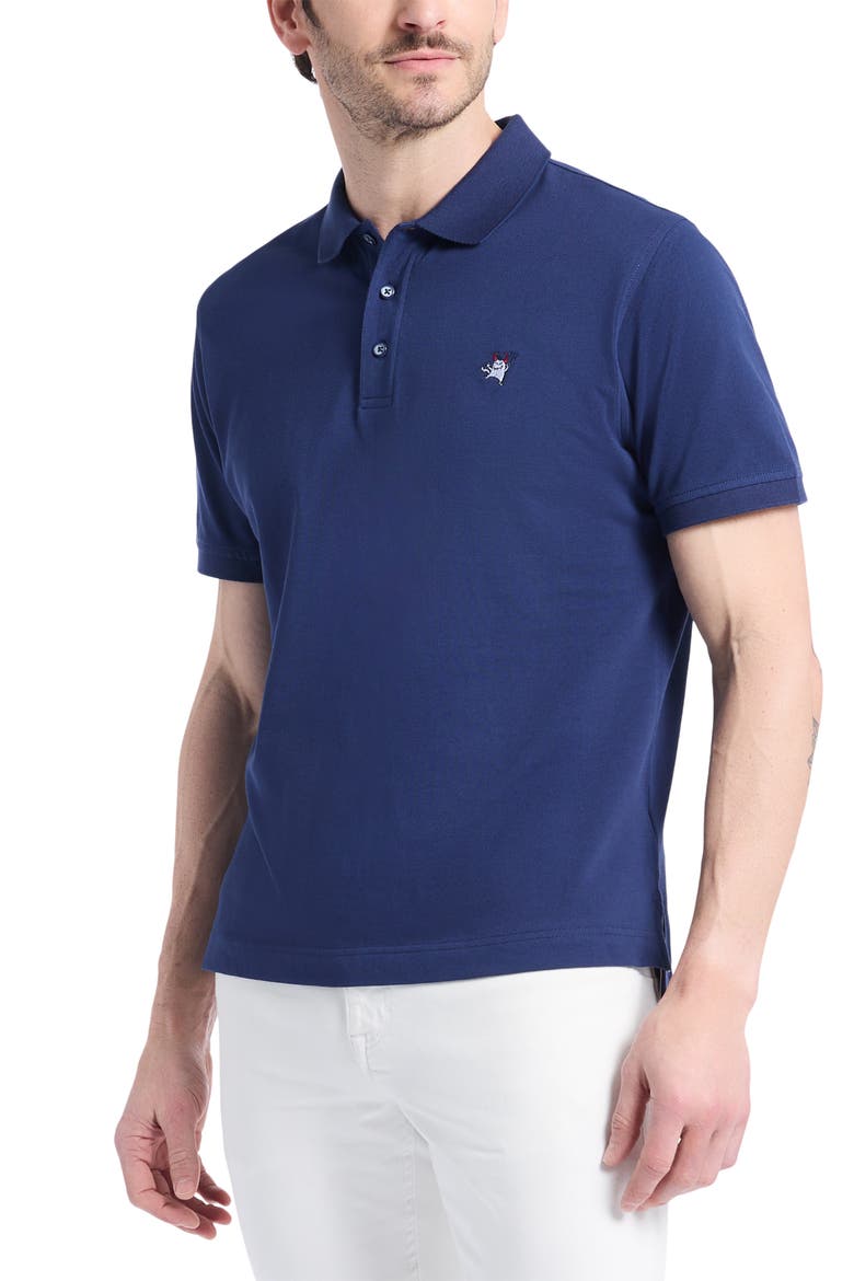Devil Cotton Polo, Alternate, color, NAVY