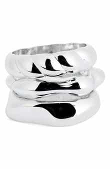 3-Pack Metal Bangles
