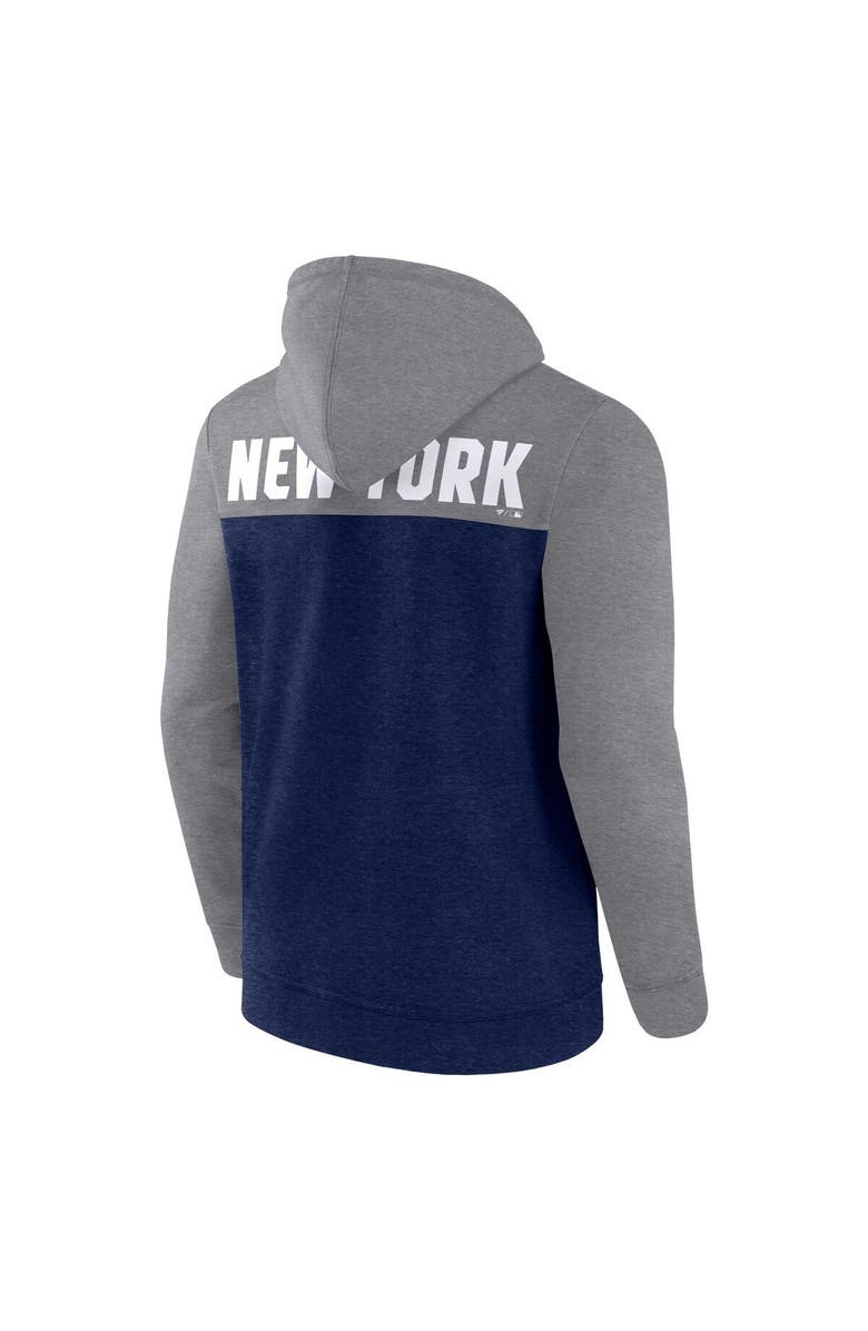 FANATICS Men's Fanatics Branded Heathered Navy/Heathered Gray New