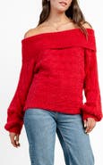 Beivy Oversize Off the Shoulder Sweater